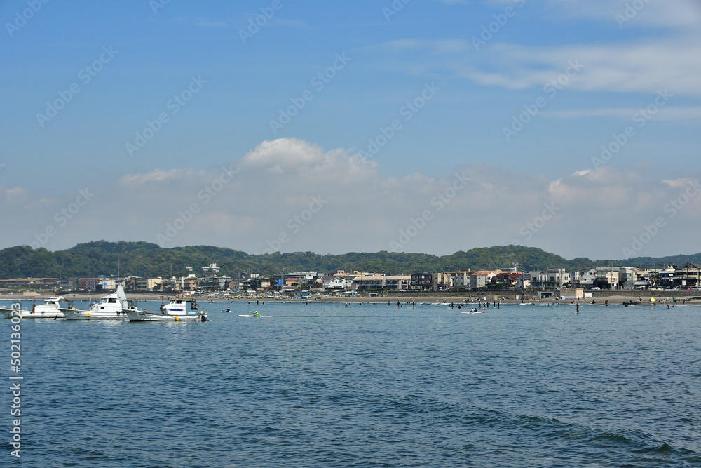 逗子海岸の風景