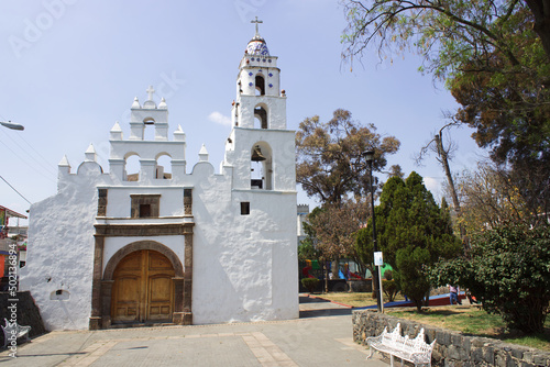 Chapel of San Martin de Porres San Martin Plaza Nuchtla neighborhood, San Pedro Atocpan, in the Milpa Alta mayor's office, Mexico City March 20, 2022