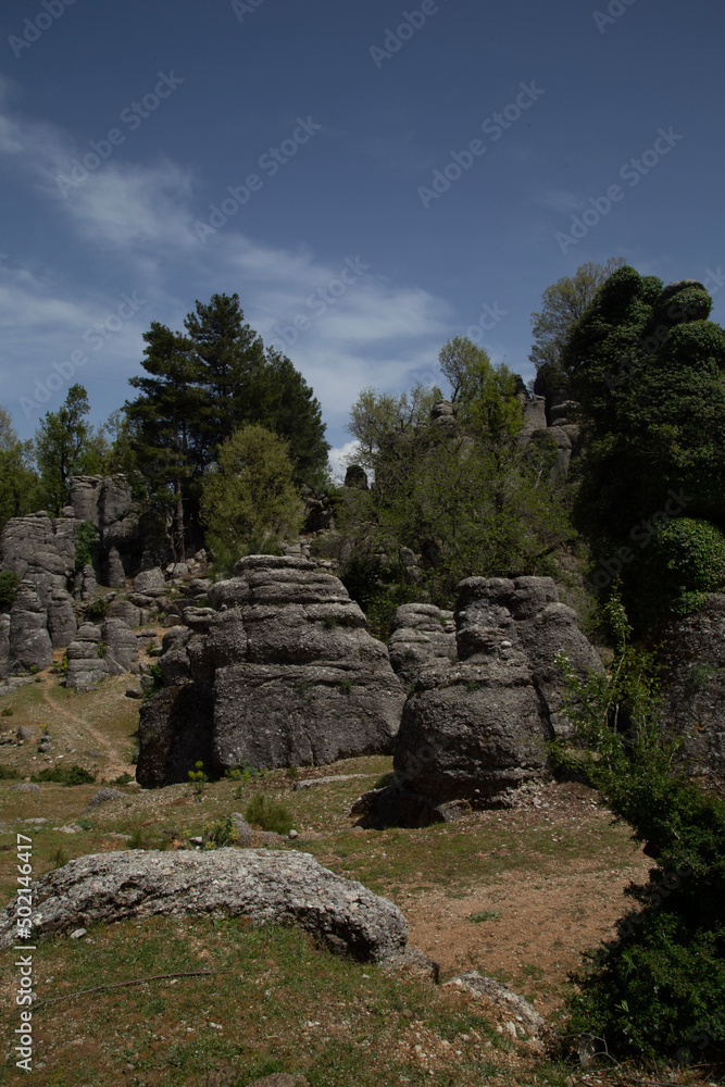 rocks in the mountains