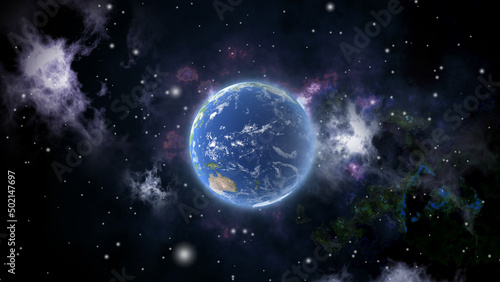 宇宙空間と地球