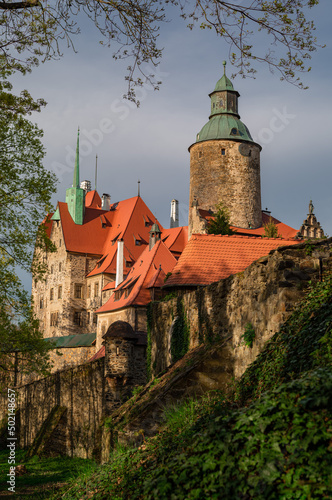 Czocha Castle in Sucha village in Lower Silesia region of Poland.