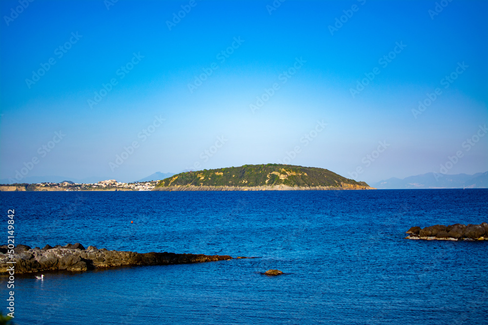 View on Procida from Ischia