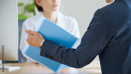Bilde på lerret 医者・医療・ビジネス・MR・営業