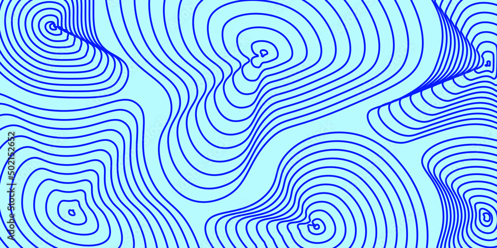 Blue line shape for background. Vector illustration