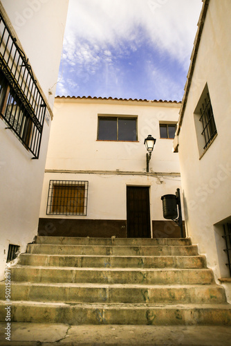 Narrow streets and whitewashed facades in Altea