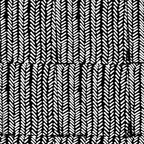 Seamless knit pattern. White knitted background. Vector illustration