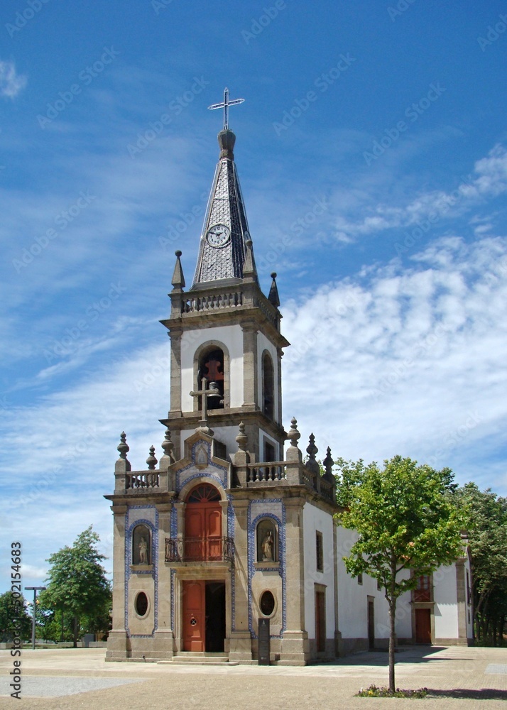 Nossa Senhora das Dores church in Trofa, Norte - Portugal 