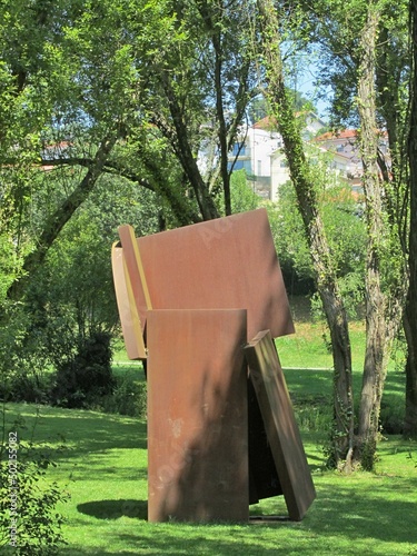 Parque Urbano de Geao, public park in Santo Tirso, Norte - Portugal  photo