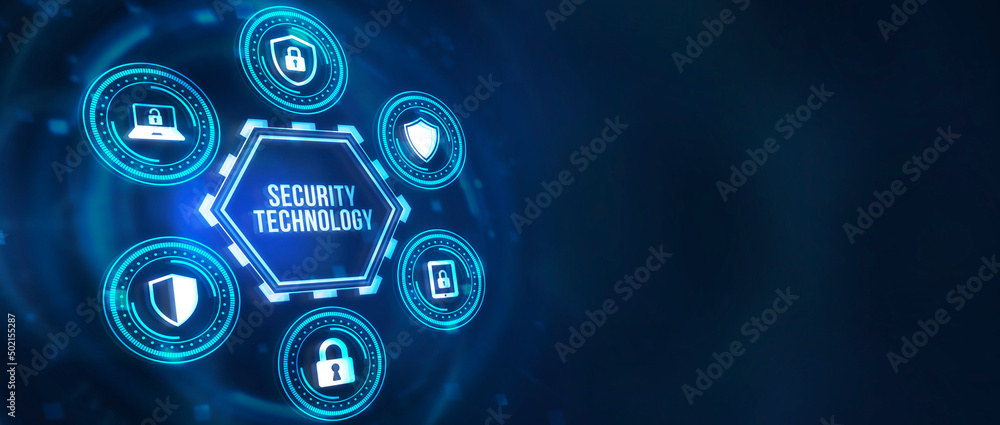 Internet, business, Technology and network concept. Cyber security data protection business technology privacy concept. 3d illustration Internet, business, Technology and network concept. Cyber security data protection business technology privacy concept. 3d illustration