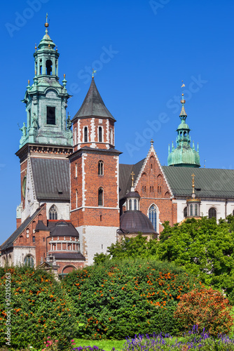 The Wawel Cathedral In Krakow, Poland