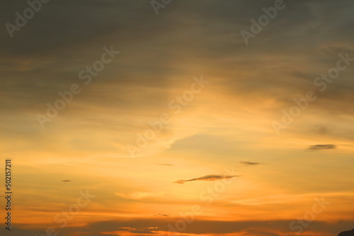cloud at sunset nature background