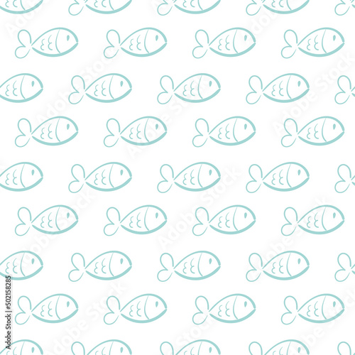 seamless pattern with clouds