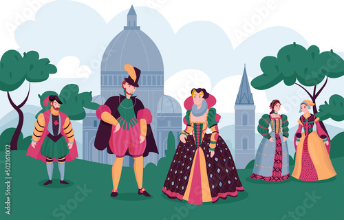 Renaissance Style Nature Composition