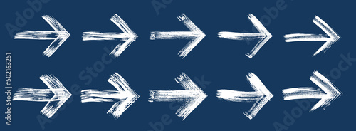 Hand drawn arrows vector big set, natural brush stroke and doodle created cursors collection, ink sketch style arrow graphic design elements.