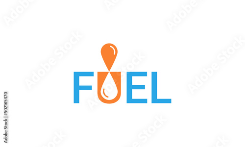 Fuel logo design vector templet,  photo