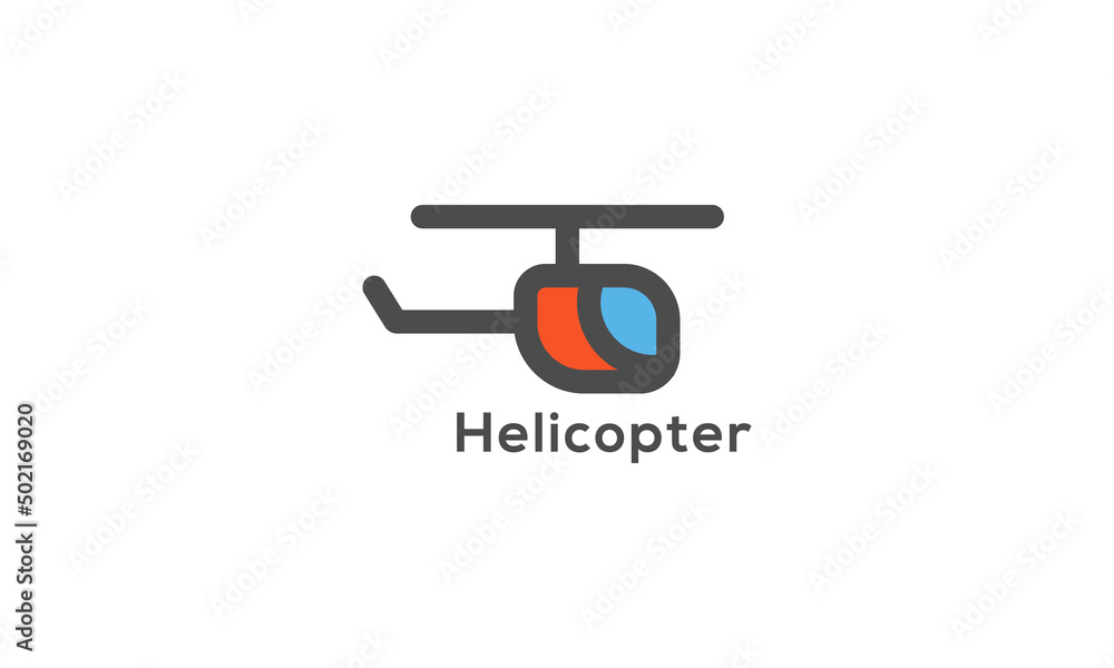Helicopter logo design vector template, Helicopter logo design vector template,
