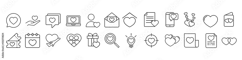 Love icon vector set. relationships illustration sign collection. online dating symbol or logo. Love icon vector set. relationships illustration sign collection. online dating symbol or logo.