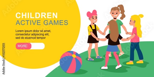 Children Active Games Banner