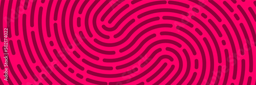 Background fingerprint, print, banner identification