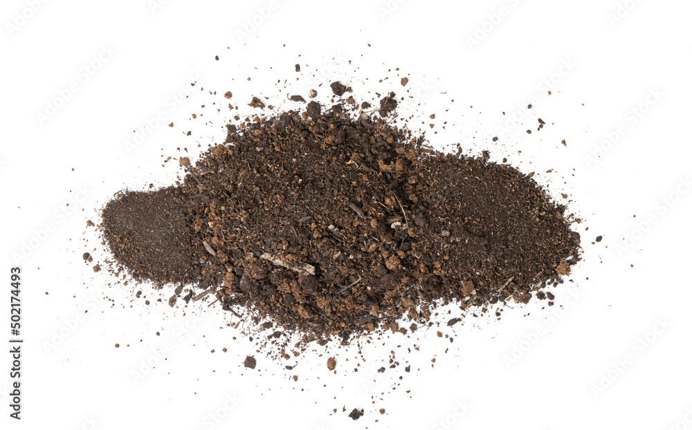 Peat Soil Isolated Peat Soil Isolated