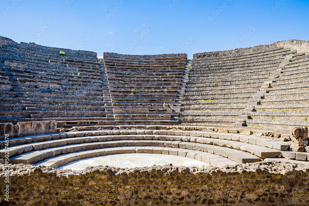 Le petit théâtre de Pompei