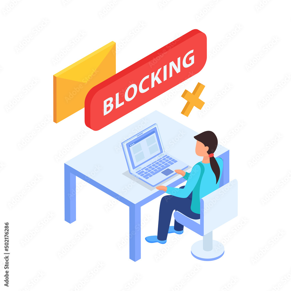 Blocking Internet Icon