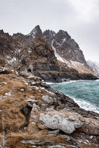 Winter Norway sea