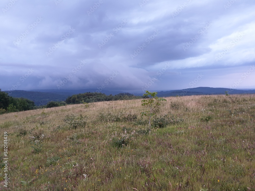 landscape with mountains