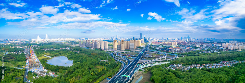 North–South Elevated Road and Central Ring Road, Shanghai, China