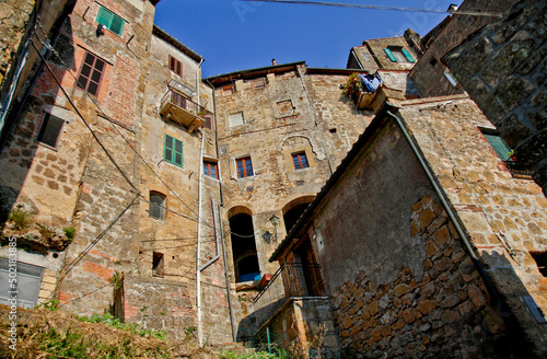 Fototapeta Naklejka Na Ścianę i Meble -  Sorano, borgo della Maremma toscana.