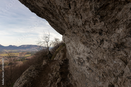 atxuri pass in the foothills of mount gorbea in the basque country photo