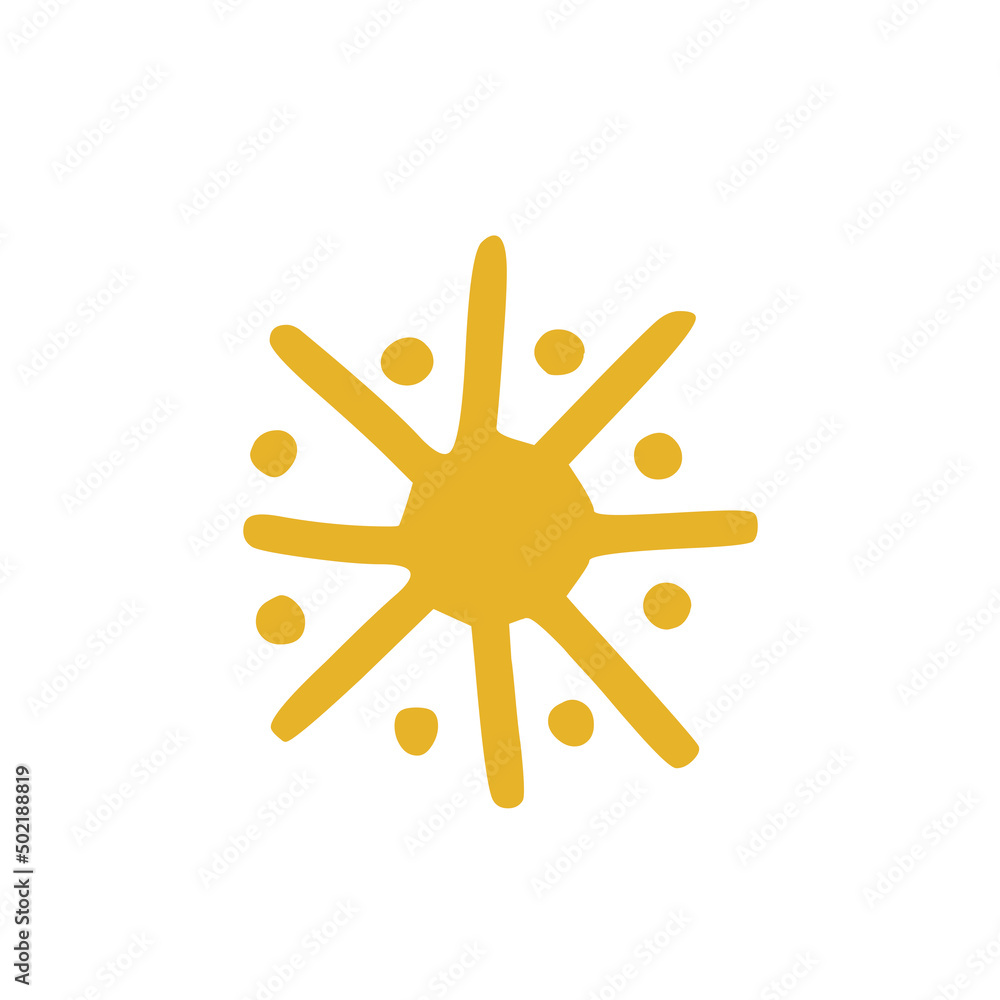 sun illustration isolated on white background sun illustration isolated on white background