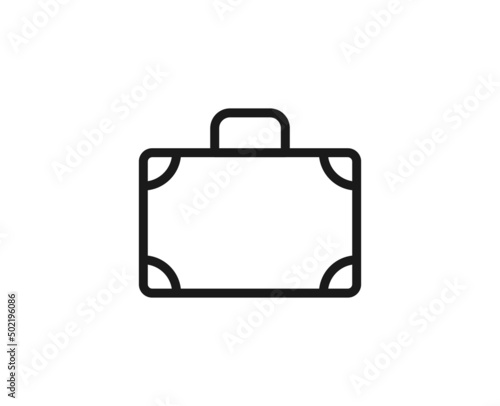 Constraction line icon on white background