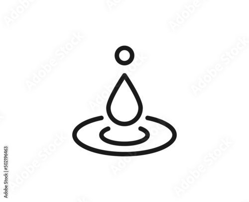 Beauty line icon on white background