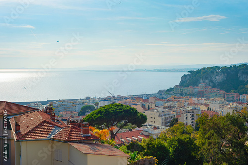 Sanremo aerial cityscape me...