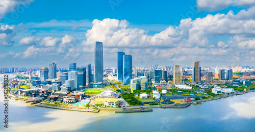 Photography West Bank Business District, Shanghai, China