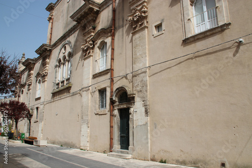 baroque cathedral in ragusa in sicily (italy)