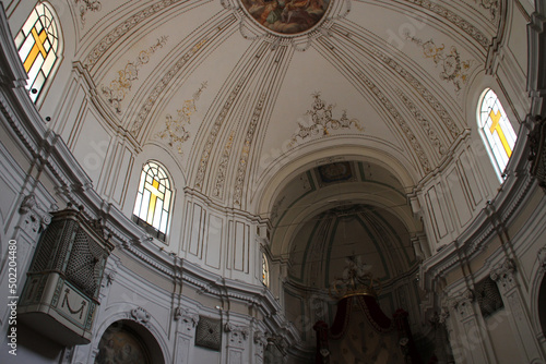 baroque church (st joseph) in ragusa in sicily (italy)