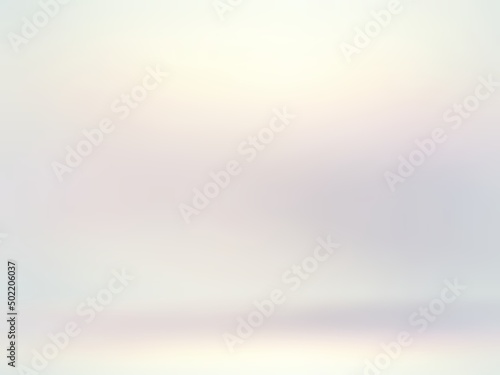 Light pearlescent room empty background 3d. Pastel polished texture of wall and floor. photo
