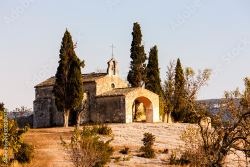 Chapel St. Sixte in central Provence, France photo