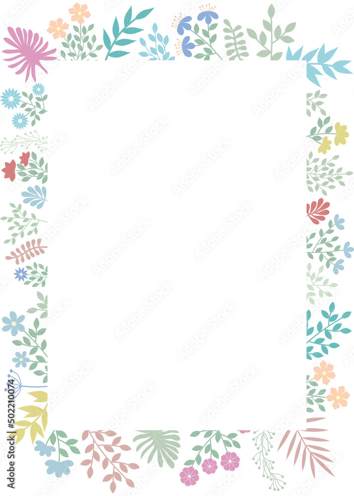 empty floral background, vector empty floral background, vector