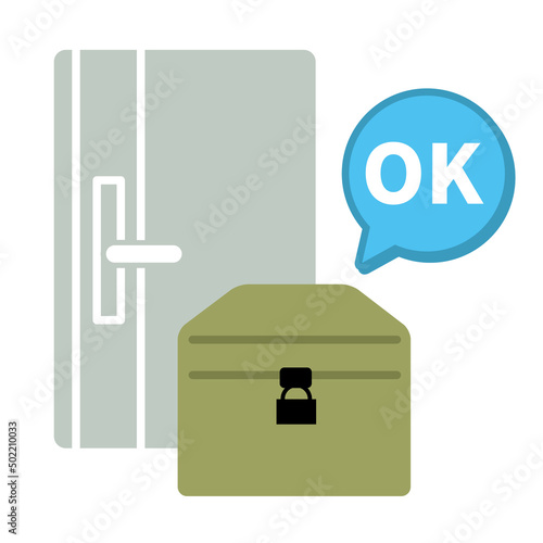 置き配　置き配BOX 　置き配OK　玄関