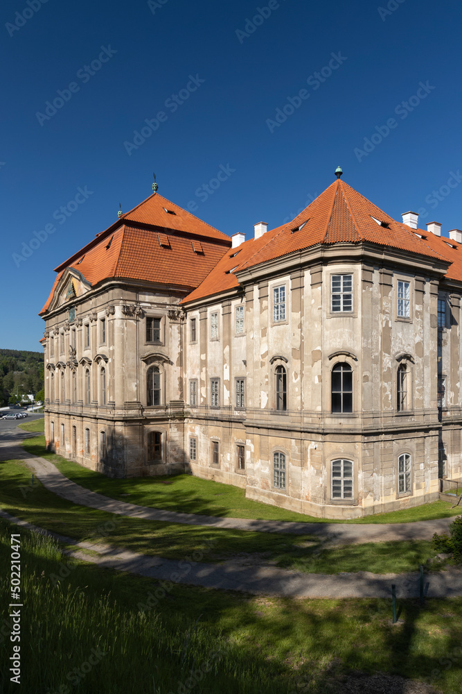 Baroque cistercian Plasy monastery, Plzen region, Czech Republic Baroque cistercian Plasy monastery, Plzen region, Czech Republic