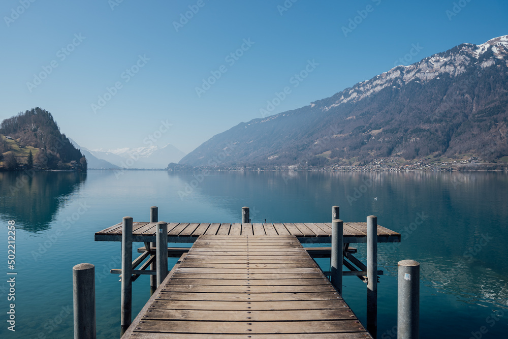 lake alps pier