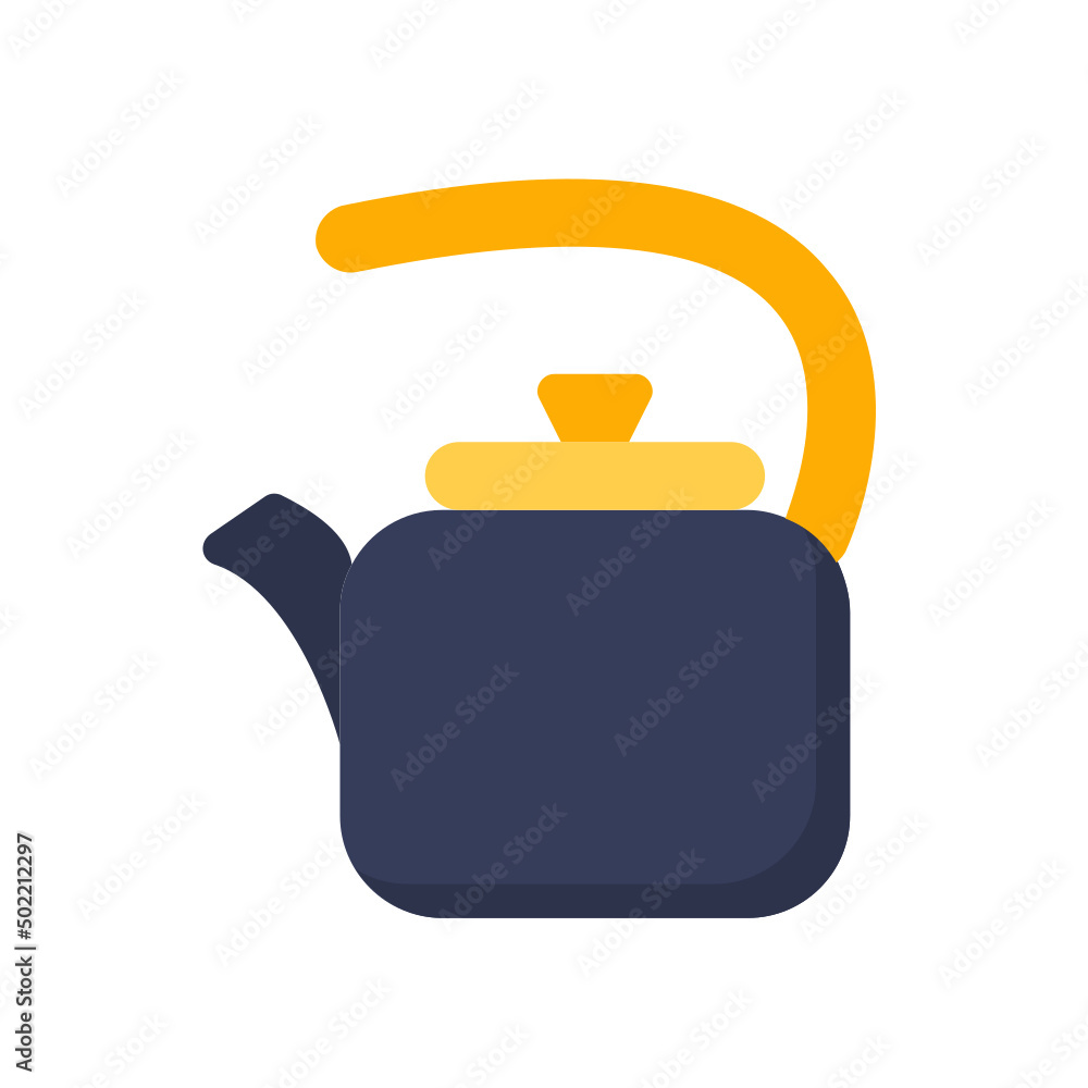 Teapot , Tea flat icon.
