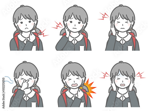 色々な部分が痛む小学生女子