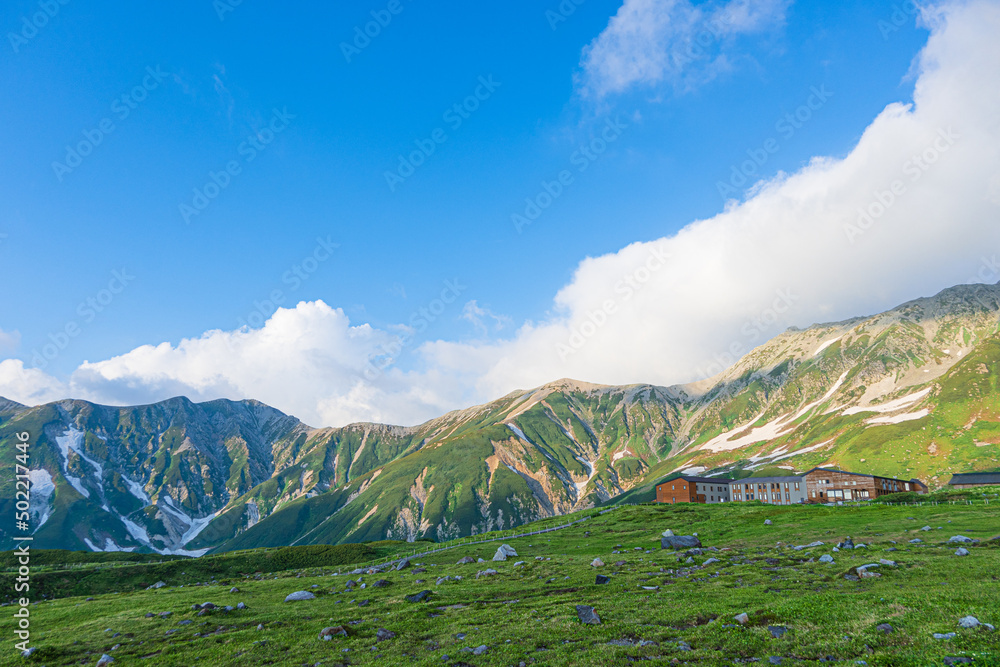 立山 室堂の風景 立山 室堂の風景