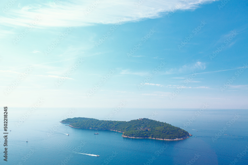 Lokrum Island in Adriatic Sea near Dubrovnik Croatia Lokrum Island in Adriatic Sea near Dubrovnik Croatia