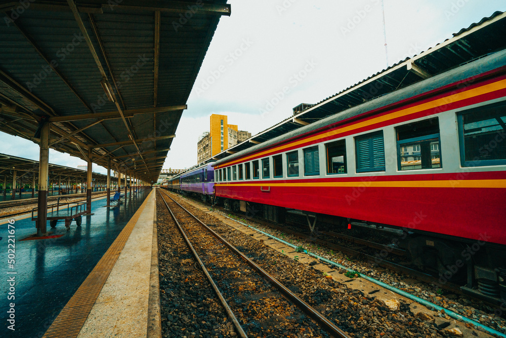 Fototapeta premium Hualamphong railway station Bangkok