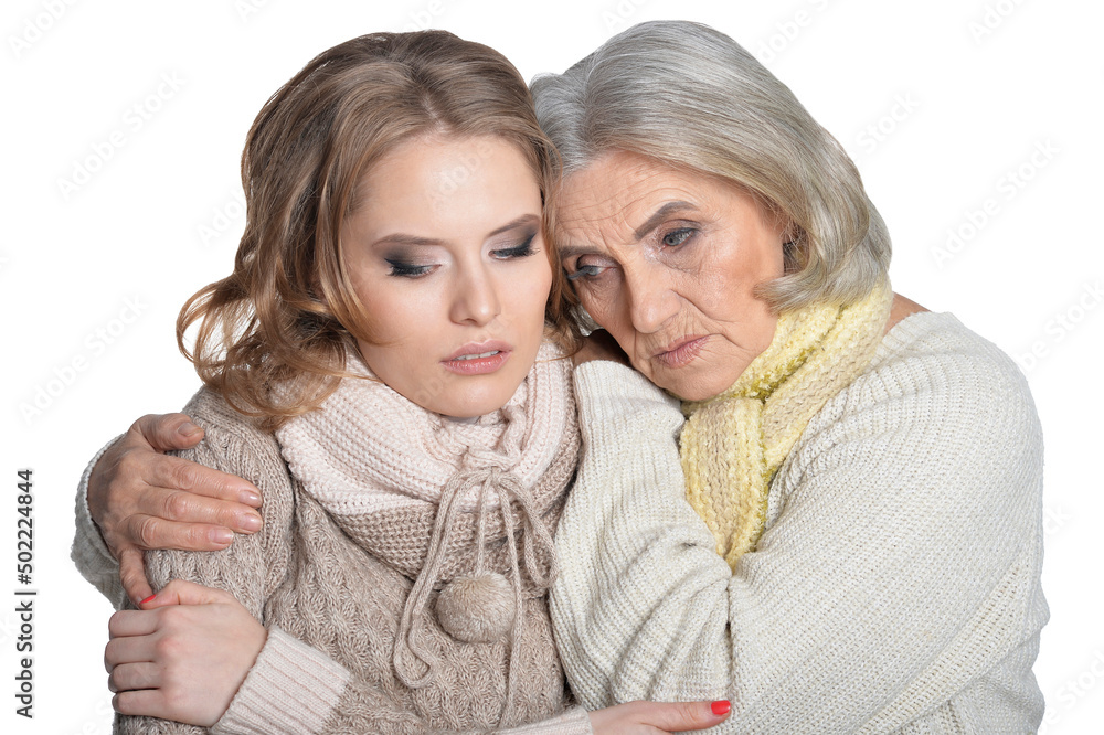 Senior mother and her daughter Senior mother and her daughter